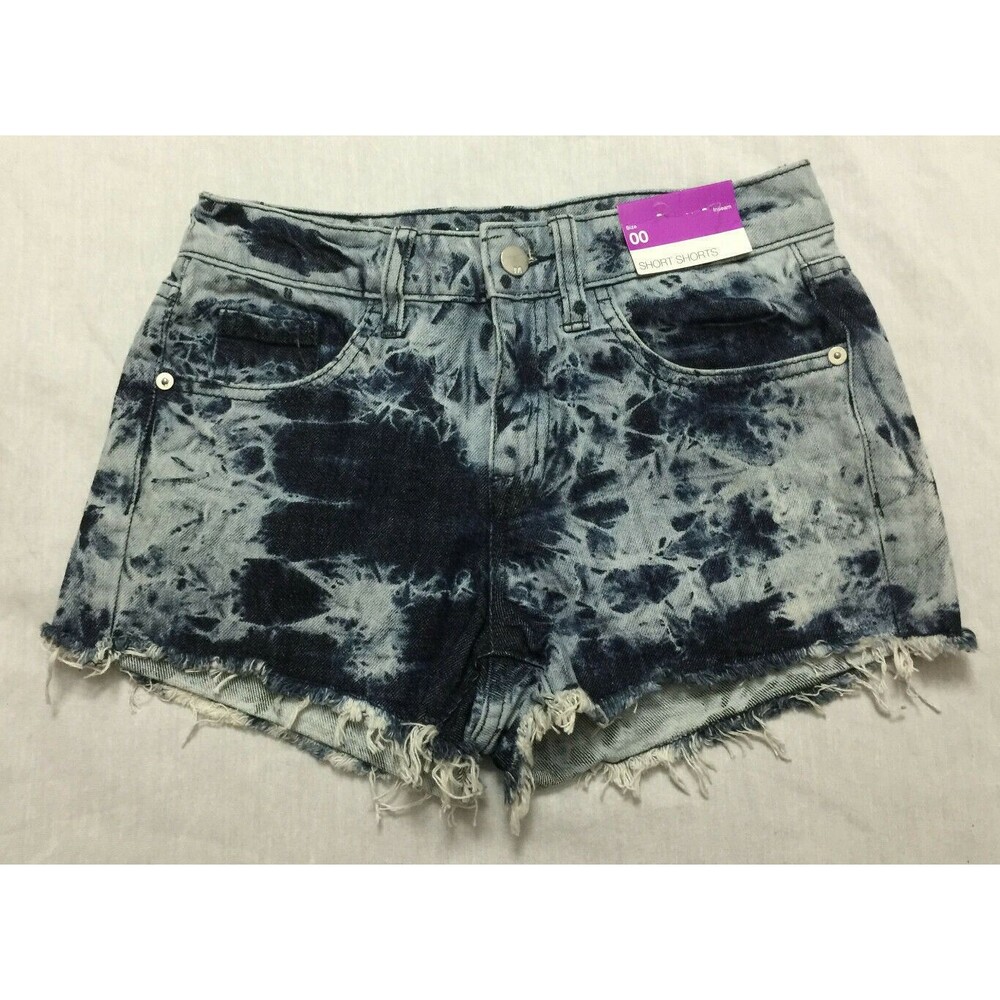 NWT MOSSIMO HIGH RISE WOMENS SHORTS 100% COTTON SIZE 00/24